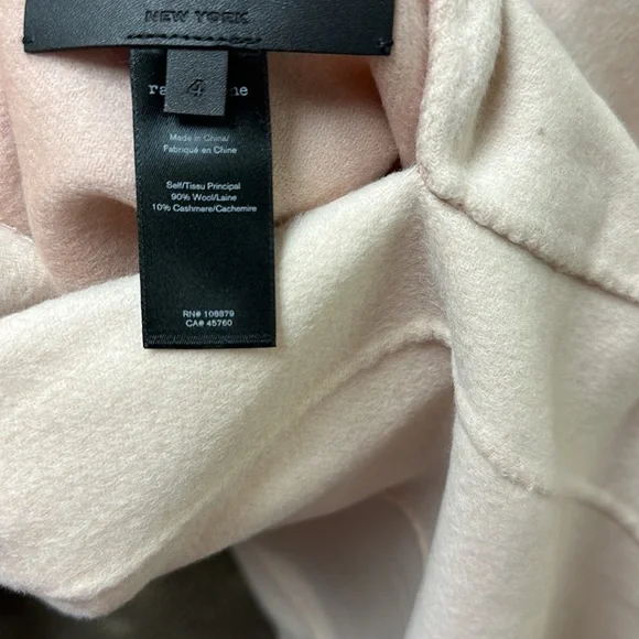 🔥🔥🔥NEW Rag & Bone Darwin Reversible Wool Cashmere Blended Coat Jacket - Picture 14 of 15